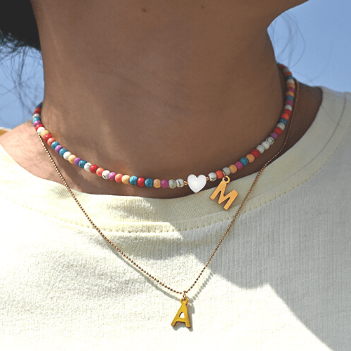 La Playa Letter Halskette
