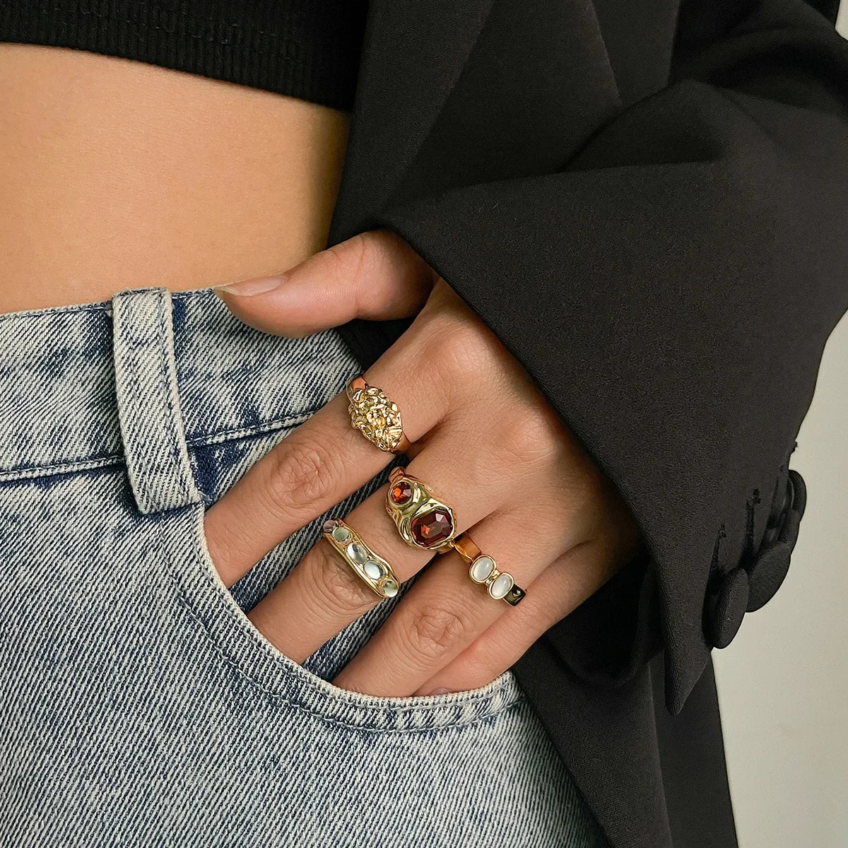 Elements Ring Set