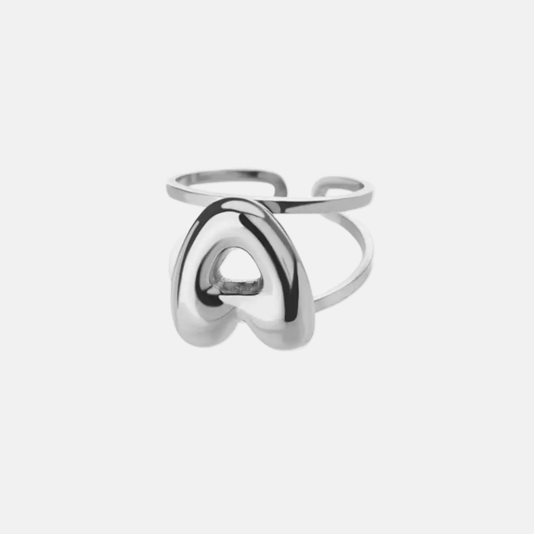 Bubble Letter Ring