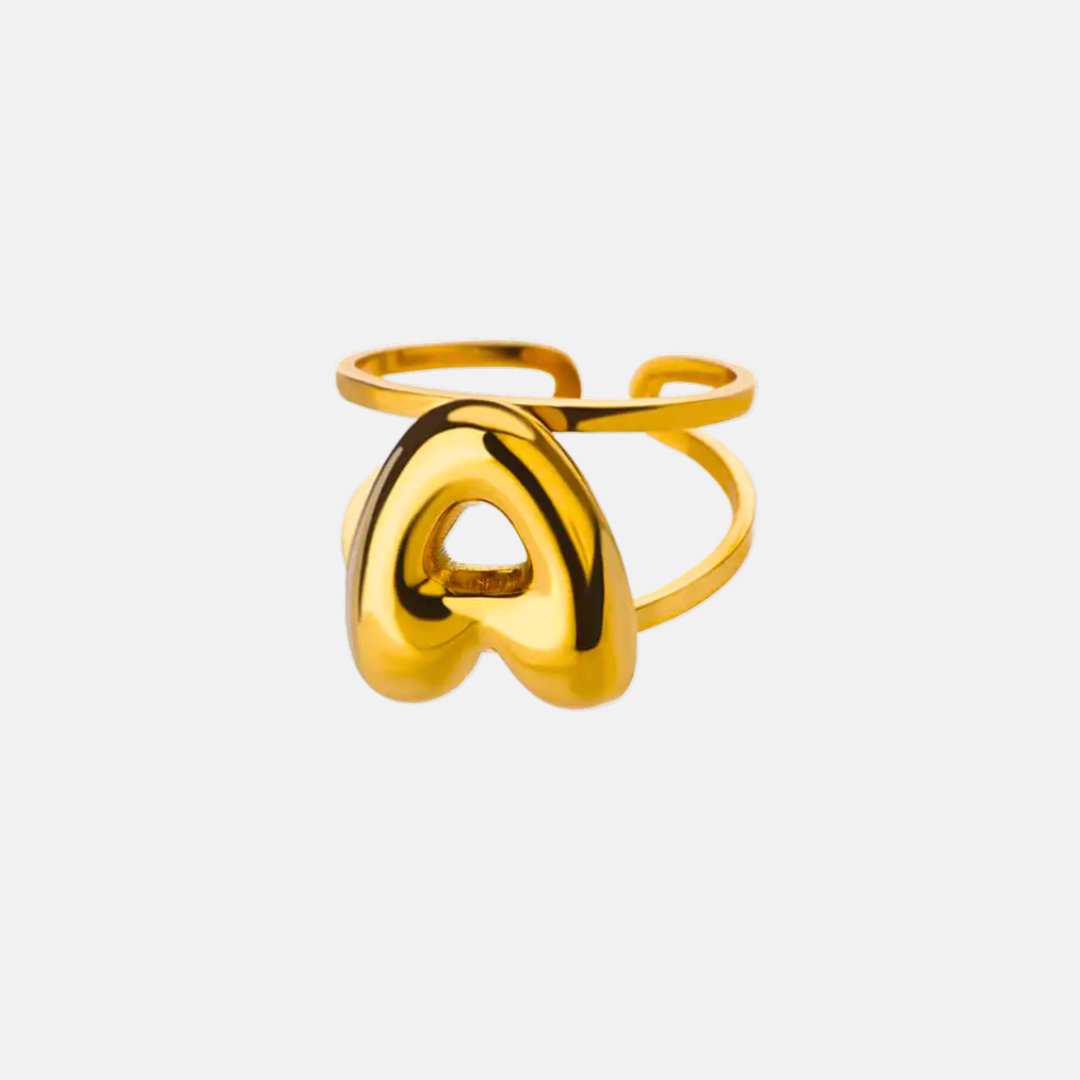 Bubble Letter Ring